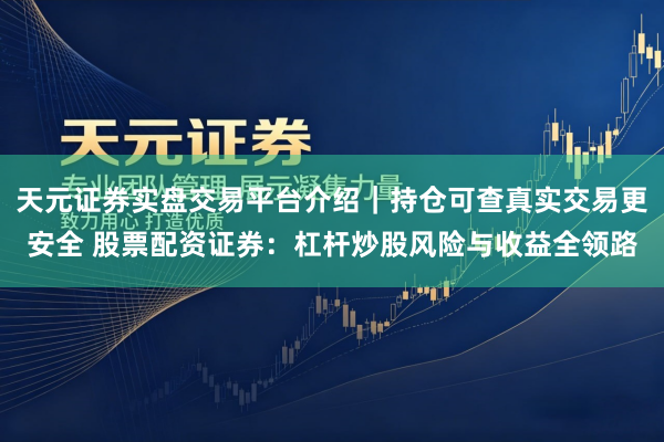 天元证券实盘交易平台介绍｜持仓可查真实交易更安全 股票配资证券：杠杆炒股风险与收益全领路